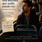 Todos llevamos una mochila que nadie puede ver. Una historia sobre las apariencias, la empatía y esos pequeños gestos capaces de cambiar el día de alguien.